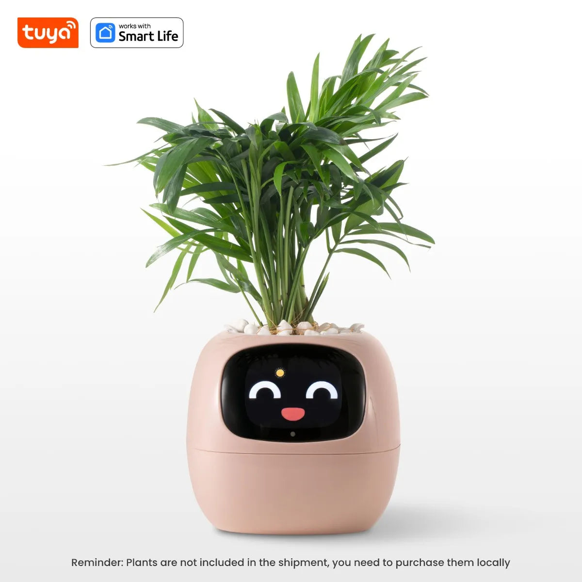 Tuya Ivy Smart Planter – Interactive Pot with 49+ Facial Expressions, 7 Smart Sensors & AI Chip to Make Growing Plants Fun and Easy